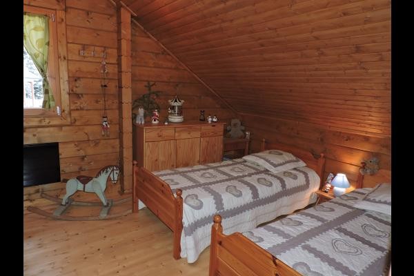 Bedroom 3 upstairs - Chalet Cosy Finlandais Joyce - Gérardmer