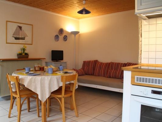 Coin salon / salle à manger, La Bernache pour 5 personnes, La Guillemette, Fouras, Charente maritime