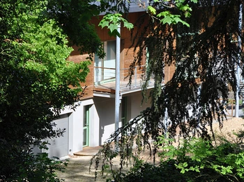 La façade d'arrivée