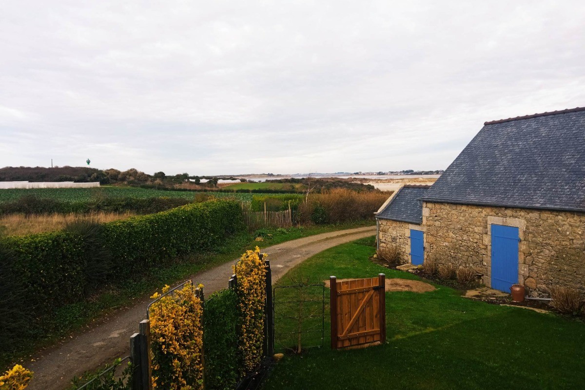 vue mer des chambres à l'étage
