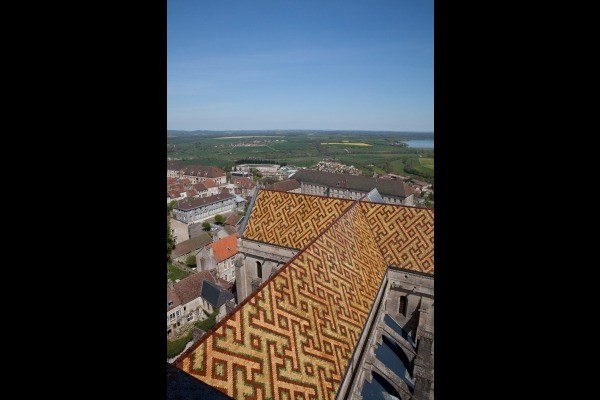 Vue de la Cathédrale sur le lac de la Liez