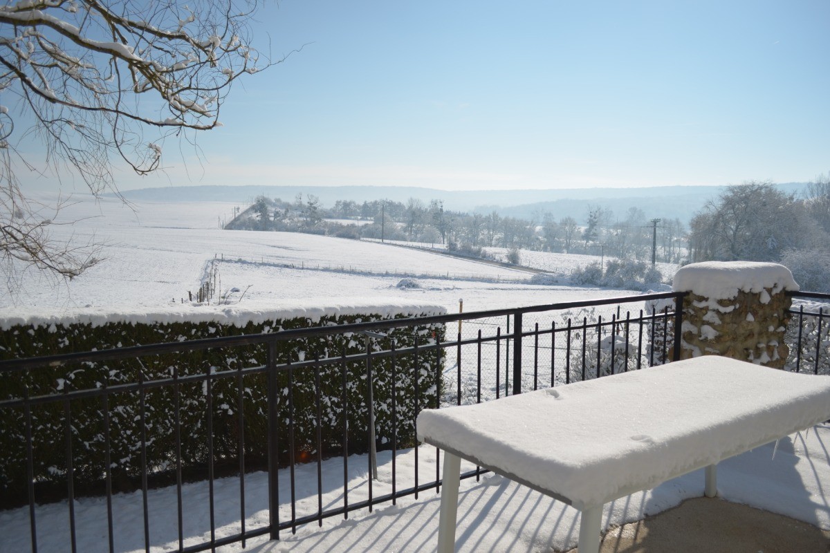 vue de la terrasse hiver 2018