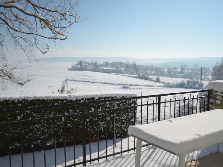 vue de la terrasse hiver 2018