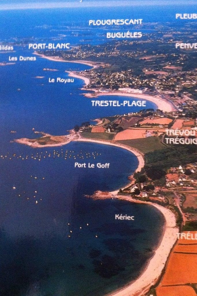 Vue aérienne de notre côte