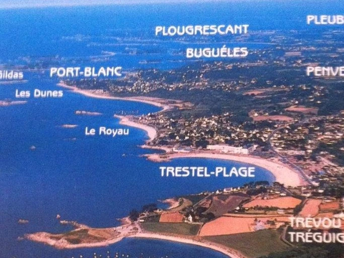 Vue aérienne de notre côte