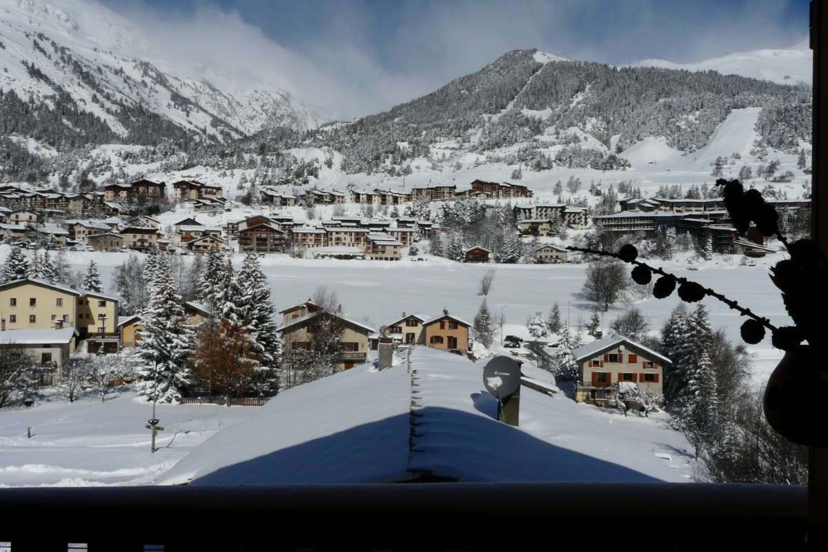 L'arrivée des pistes, vues de l'appartement