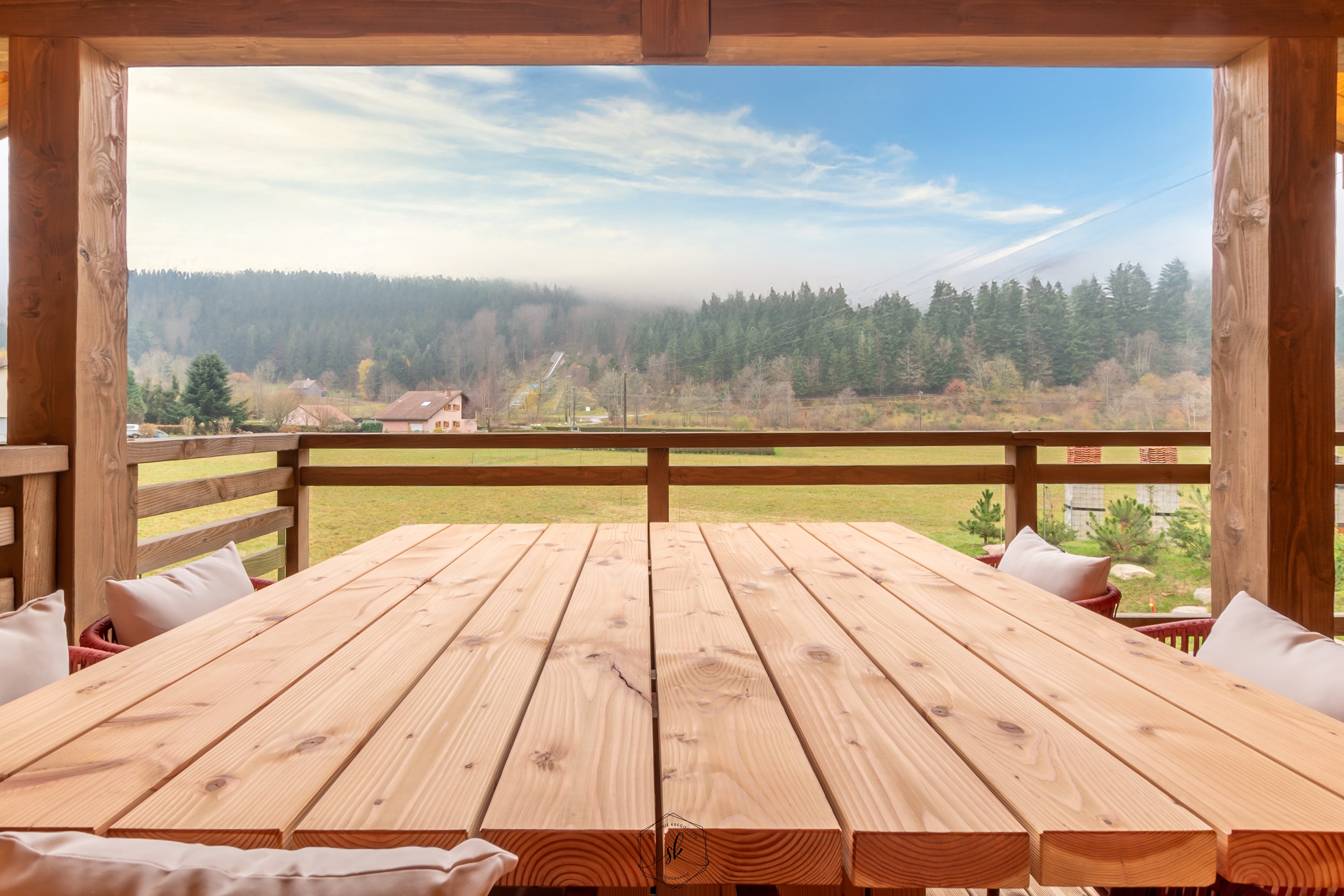 Terrasse - Chalet Le Flocon de Ventron