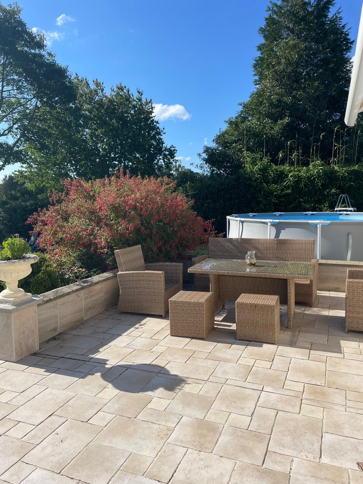 Terrace with golf view