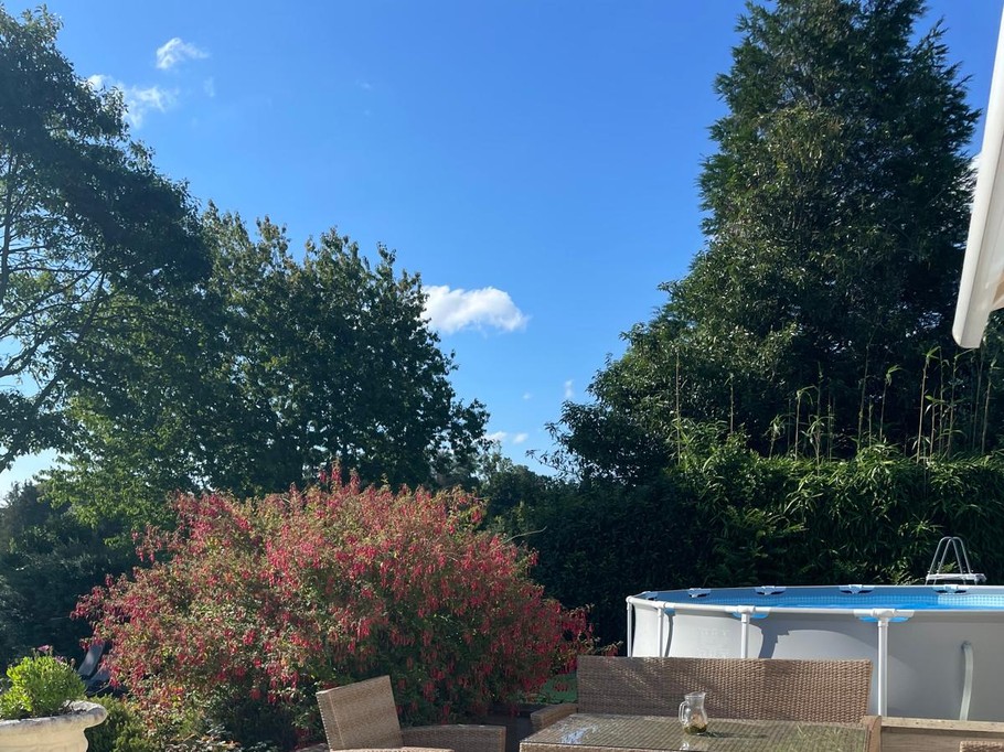 Terrace with golf view