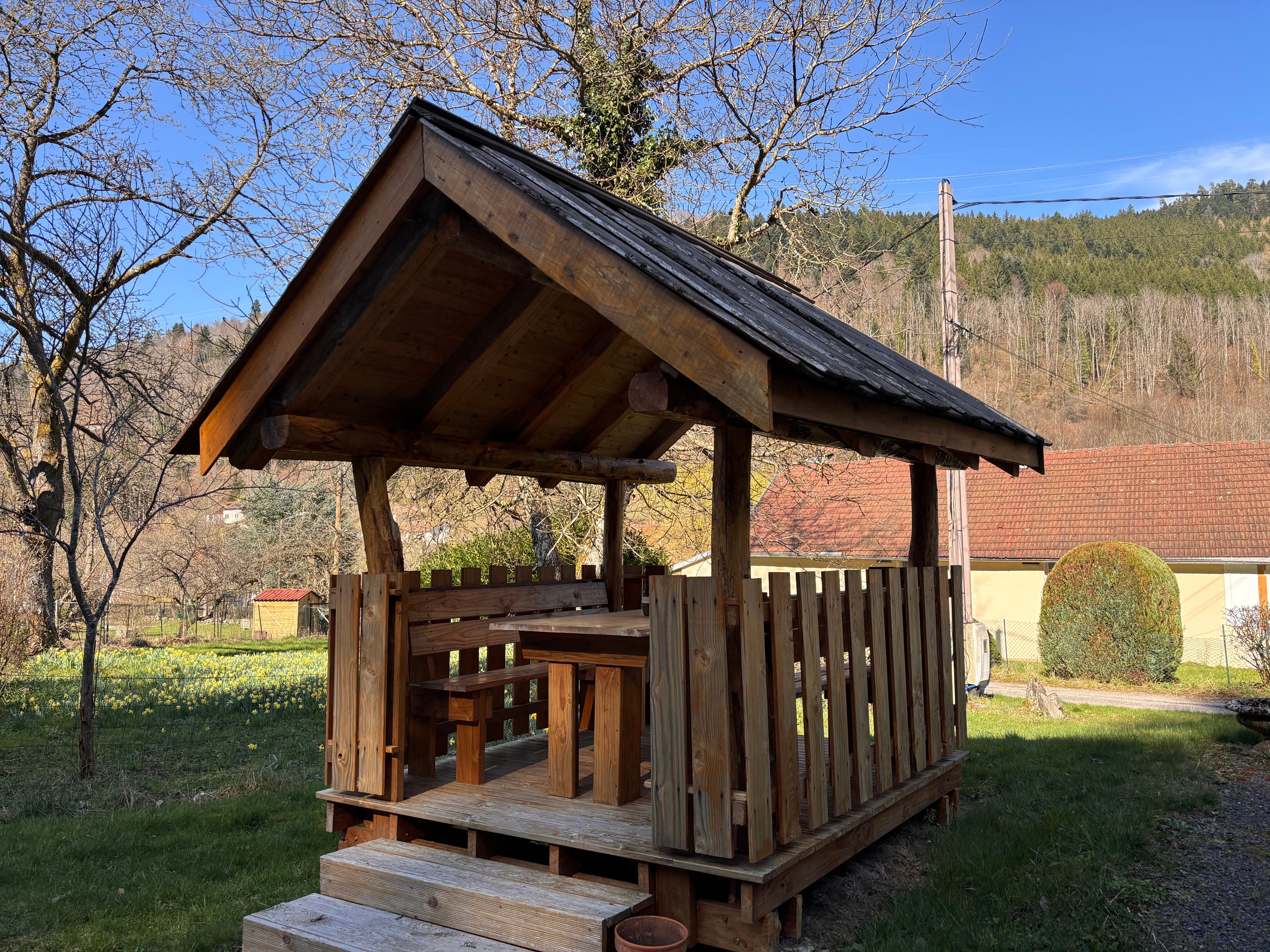 Terrace - Chalet Le Jauniré - Plainfaing, Vosges