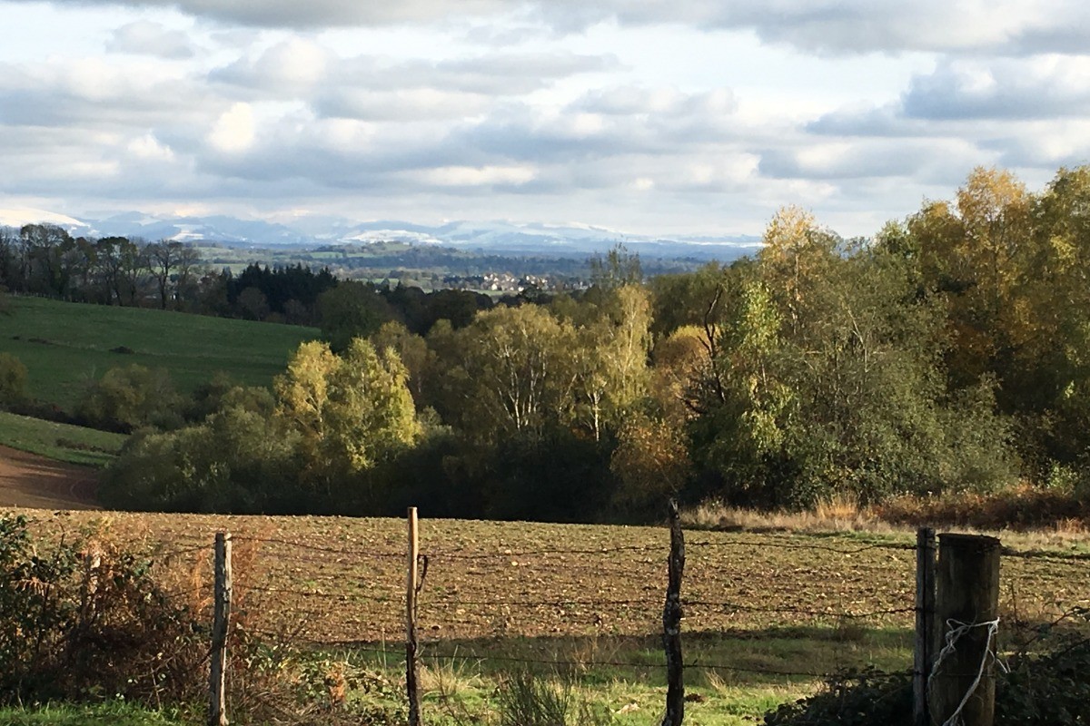 Vue sur Monts du Cantal