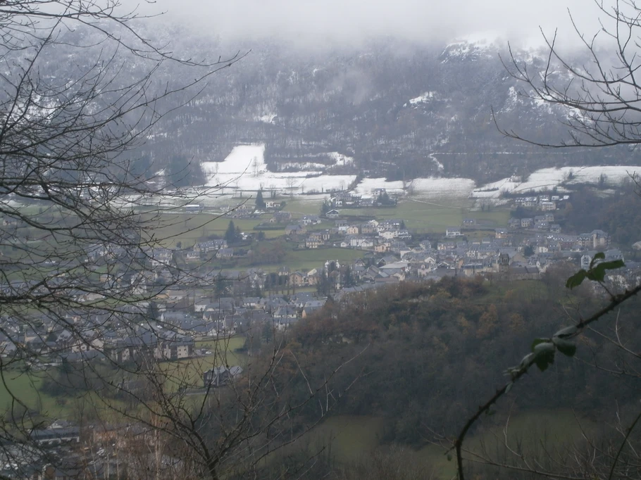 vu Luz Saint Sauveur Chemin des cascades