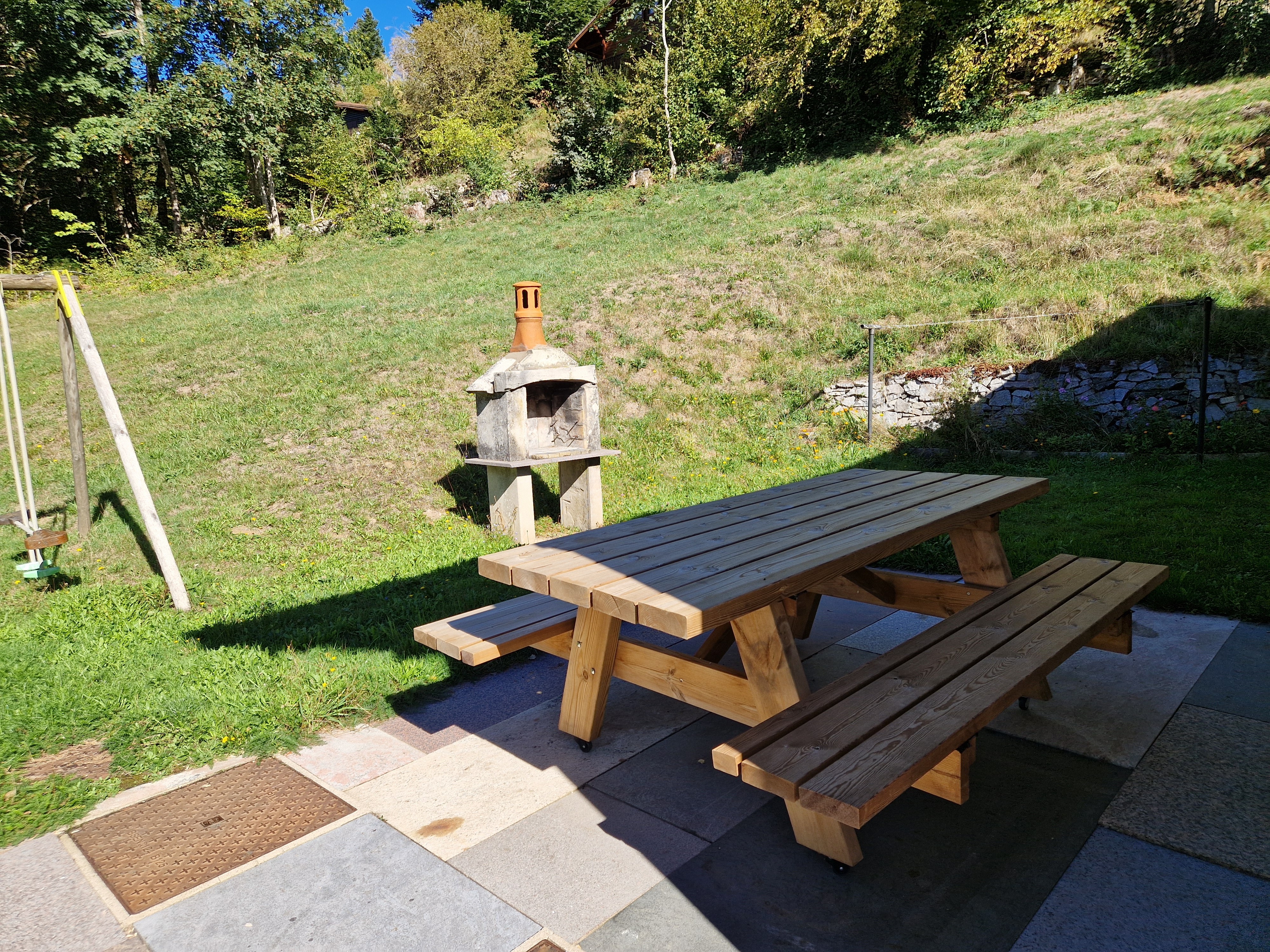 Furnished terrace - Gentiane holiday cottage