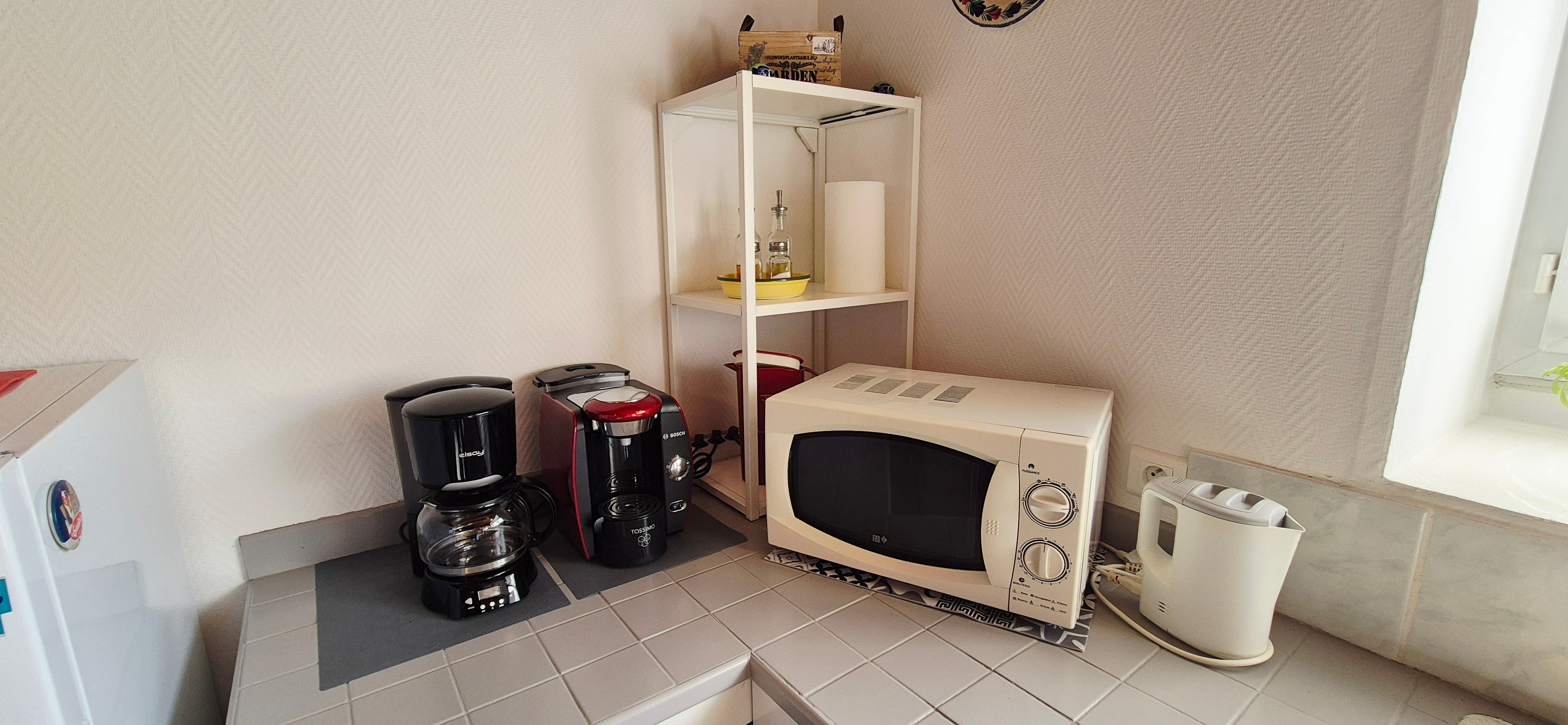 Salon-séjour avec cuisine équipée