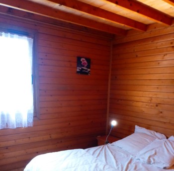 chambre chalet vert