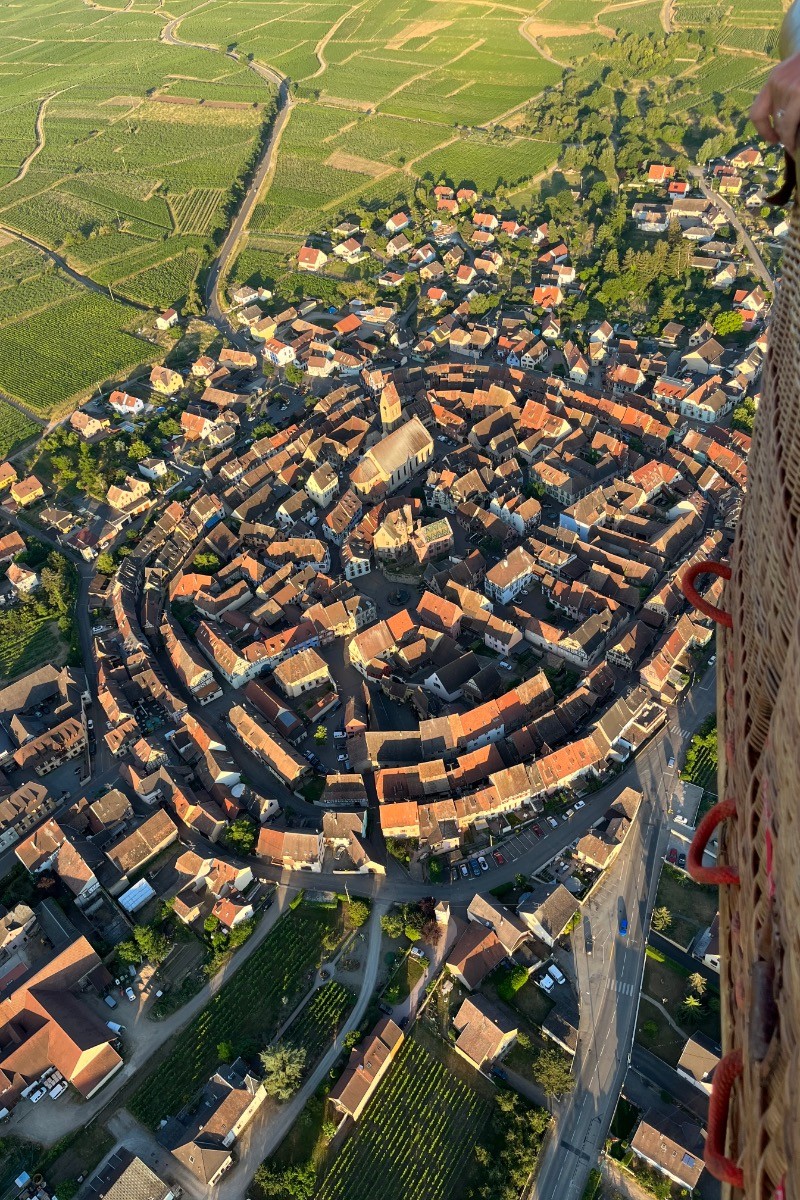 Eguisheim vu du ciel