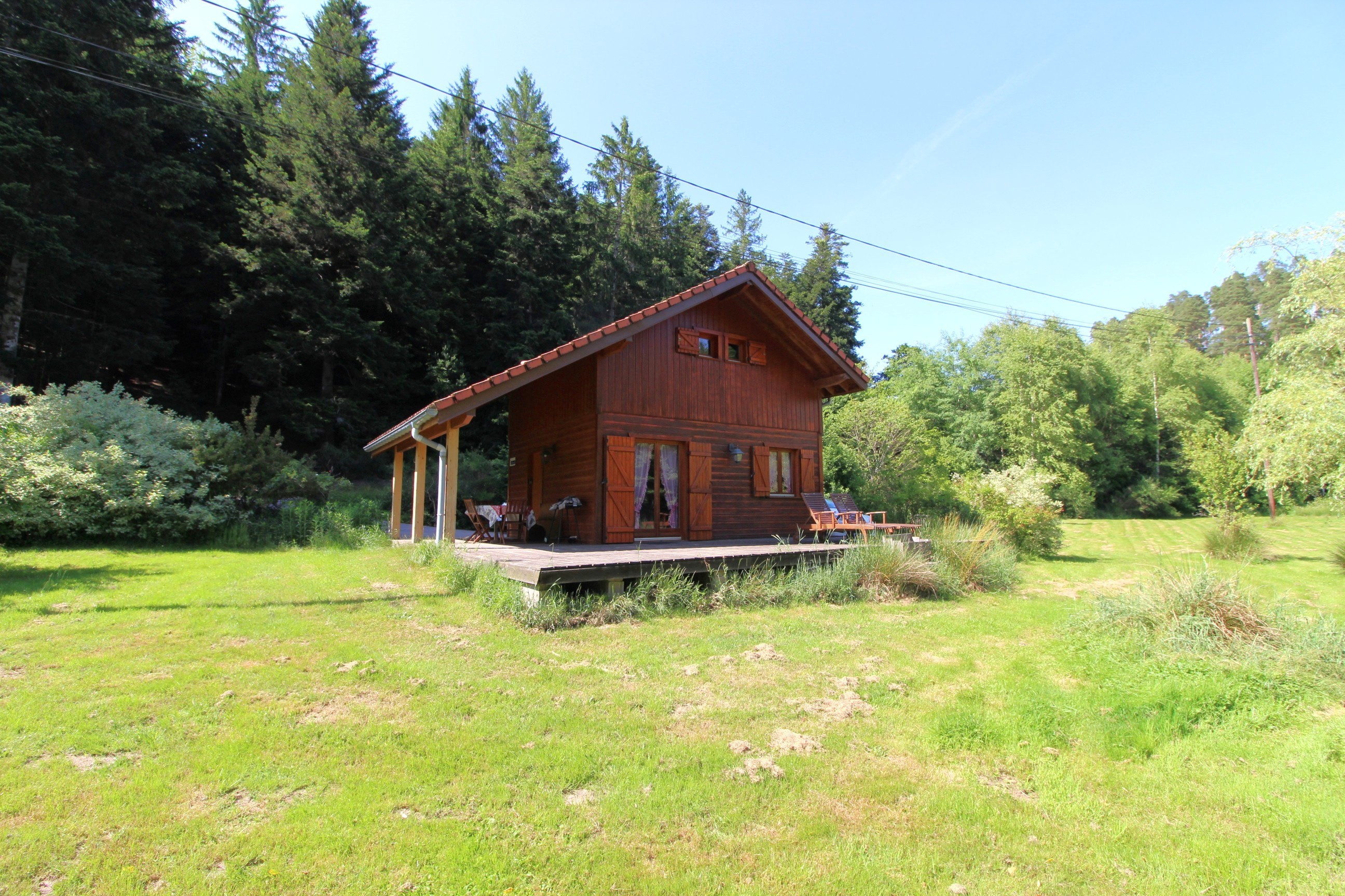 Chalet en bois tout confort aux Rouges-Eaux – Nature, jardin, randonnées Vosges