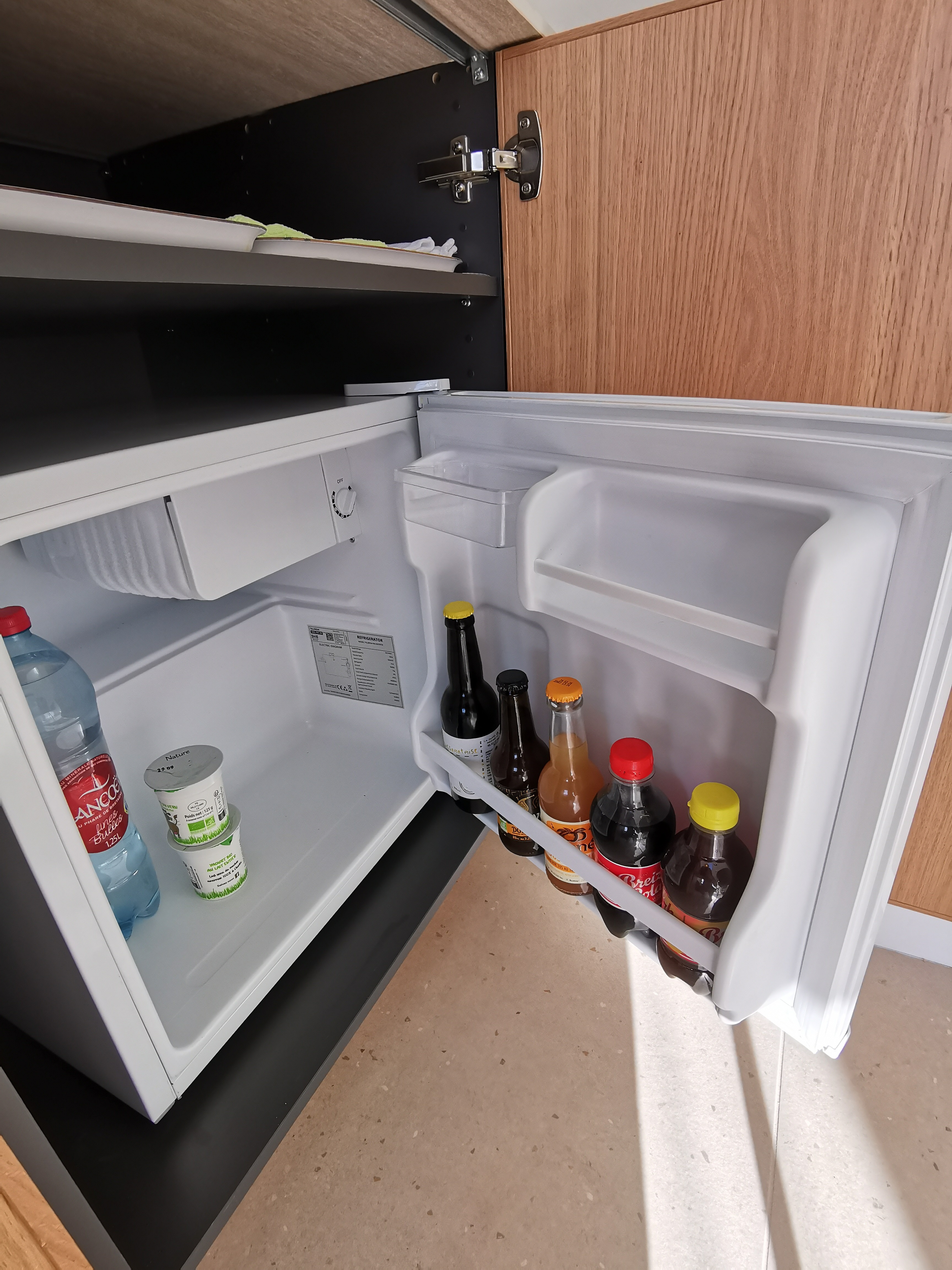 Products available in the fridge