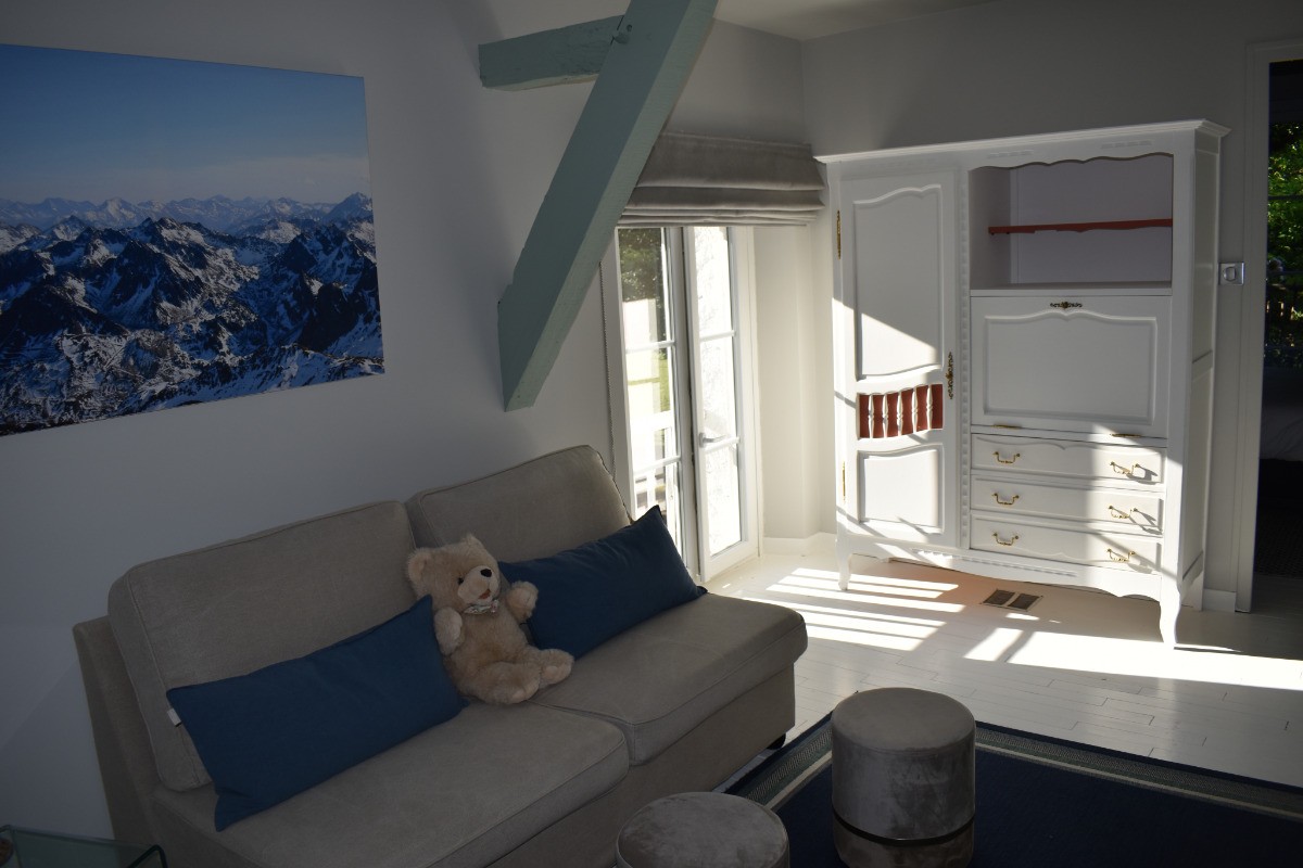 Mezzanine avec canapé convertible 120