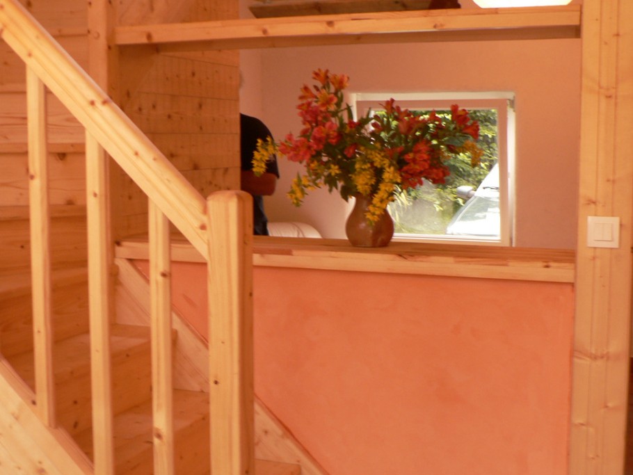 escalier menant à la chambre