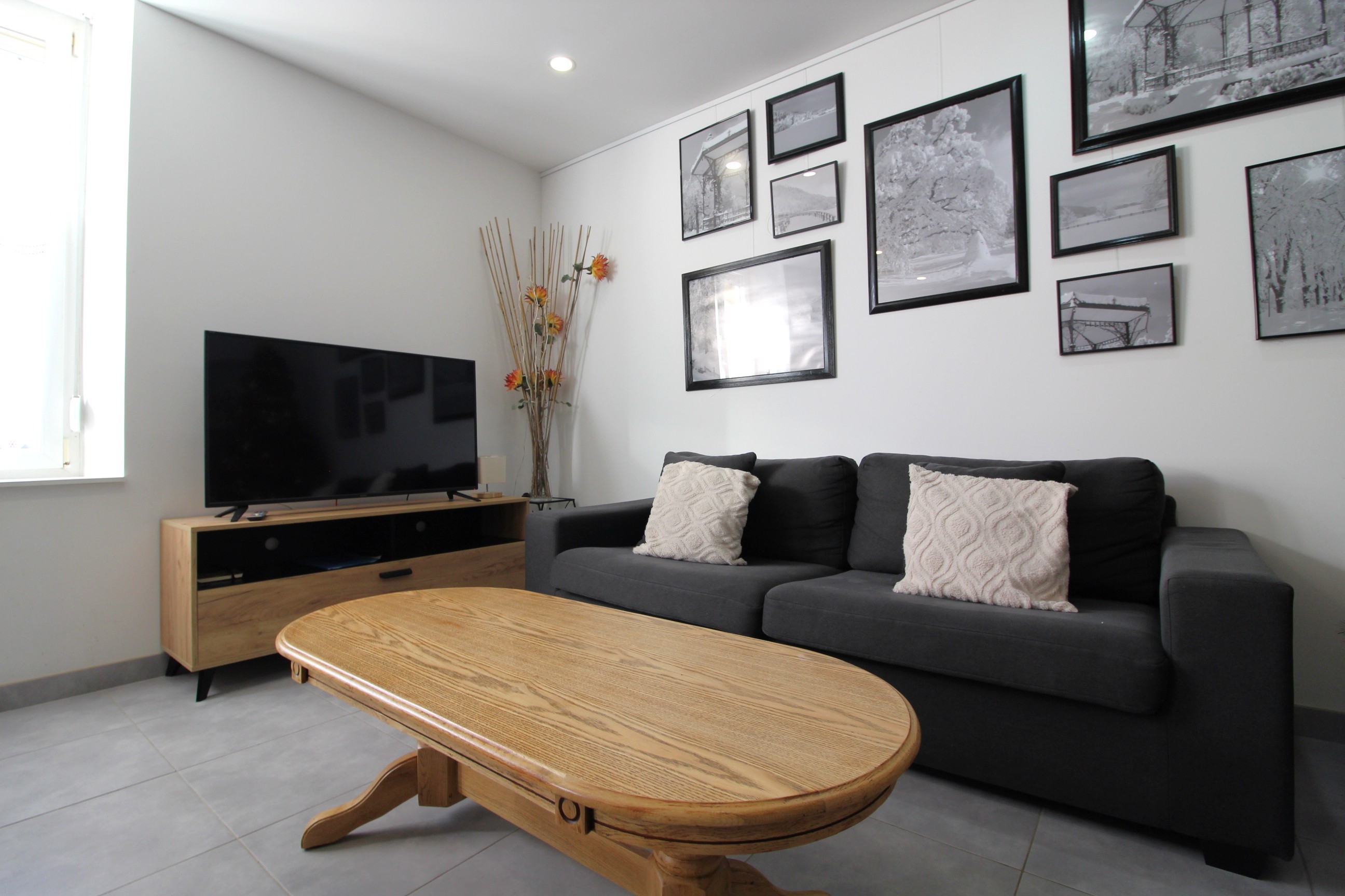 Espace salon - Gîte l'Atelier de plain de pied, Gérardmer