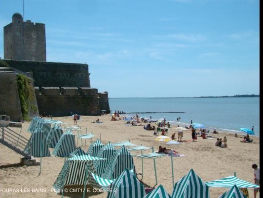 The beach is 500 metres away