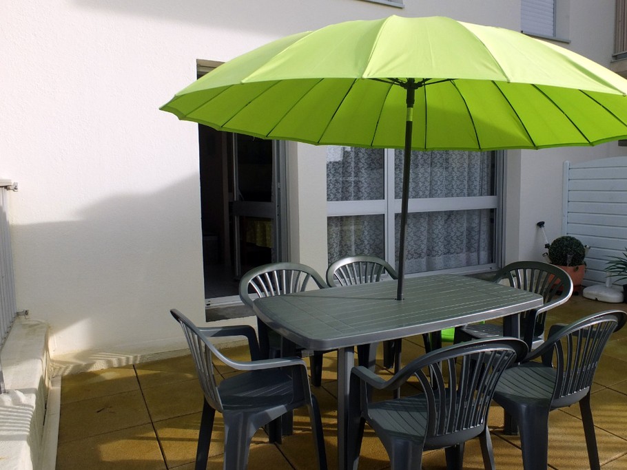 Le salon de jardin sur la terrasse - Appartement "Le Beaulieu"