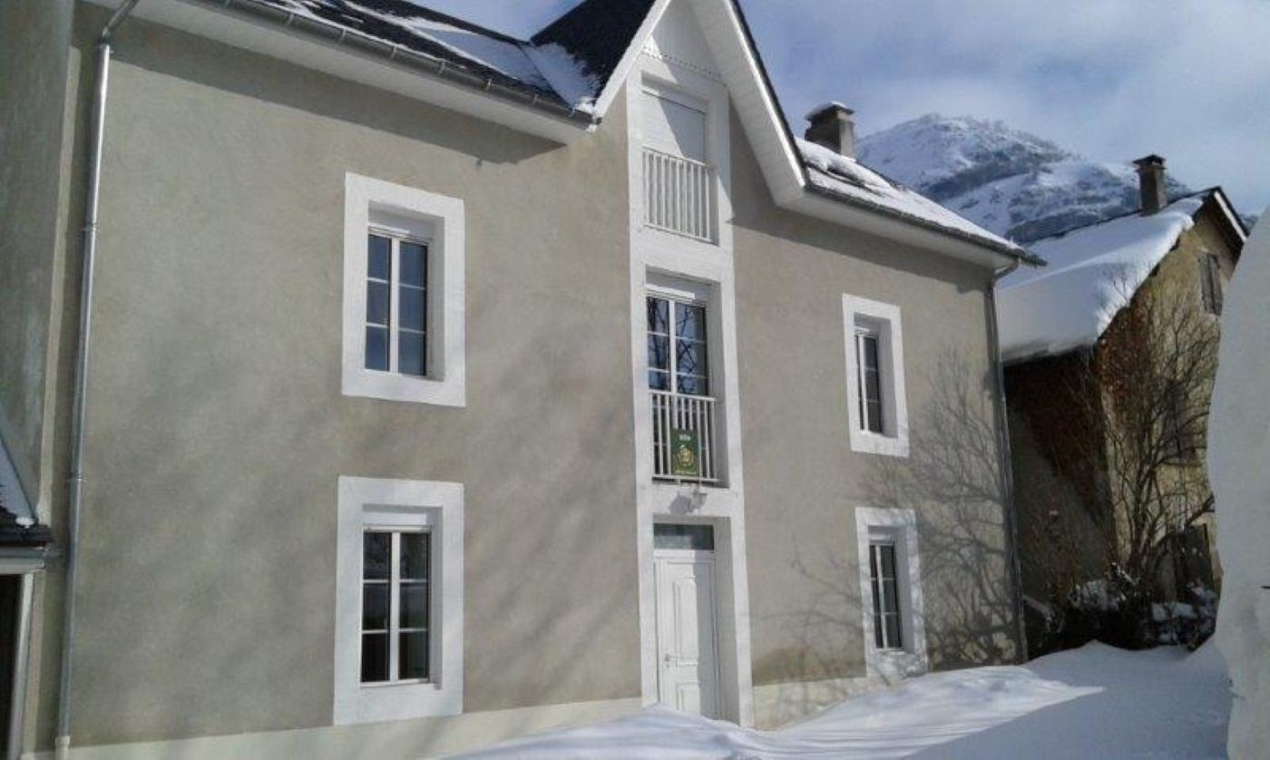Winter facade