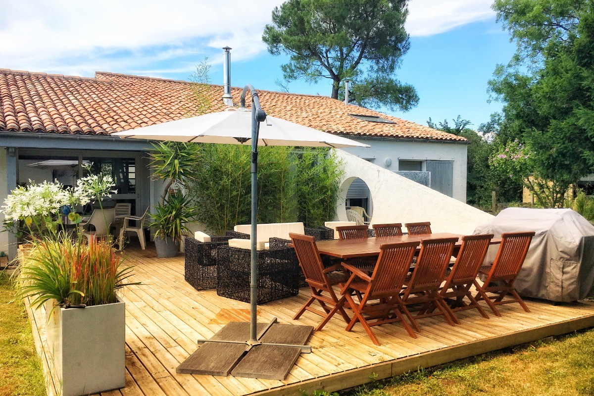 Terrasse de la Villa Land-Zee près de Royan