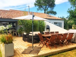 Terrasse de la Villa Land-Zee près de Royan