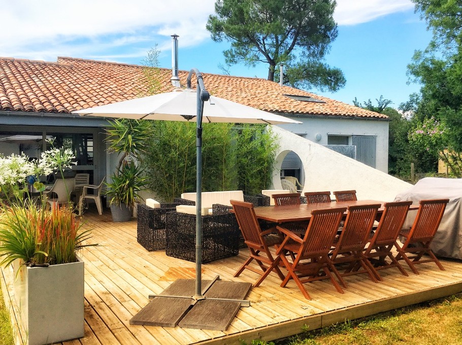 Terrasse de la Villa Land-Zee près de Royan