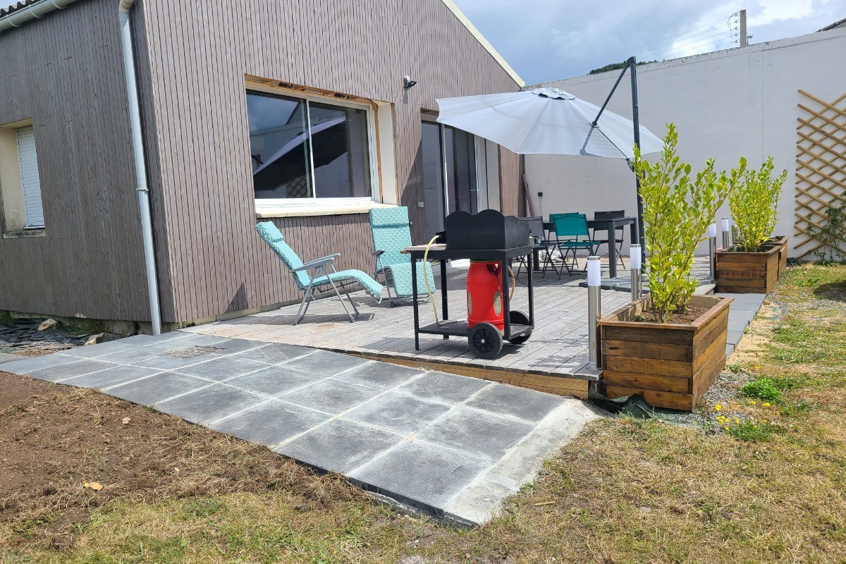 plan incliné accès terrasse