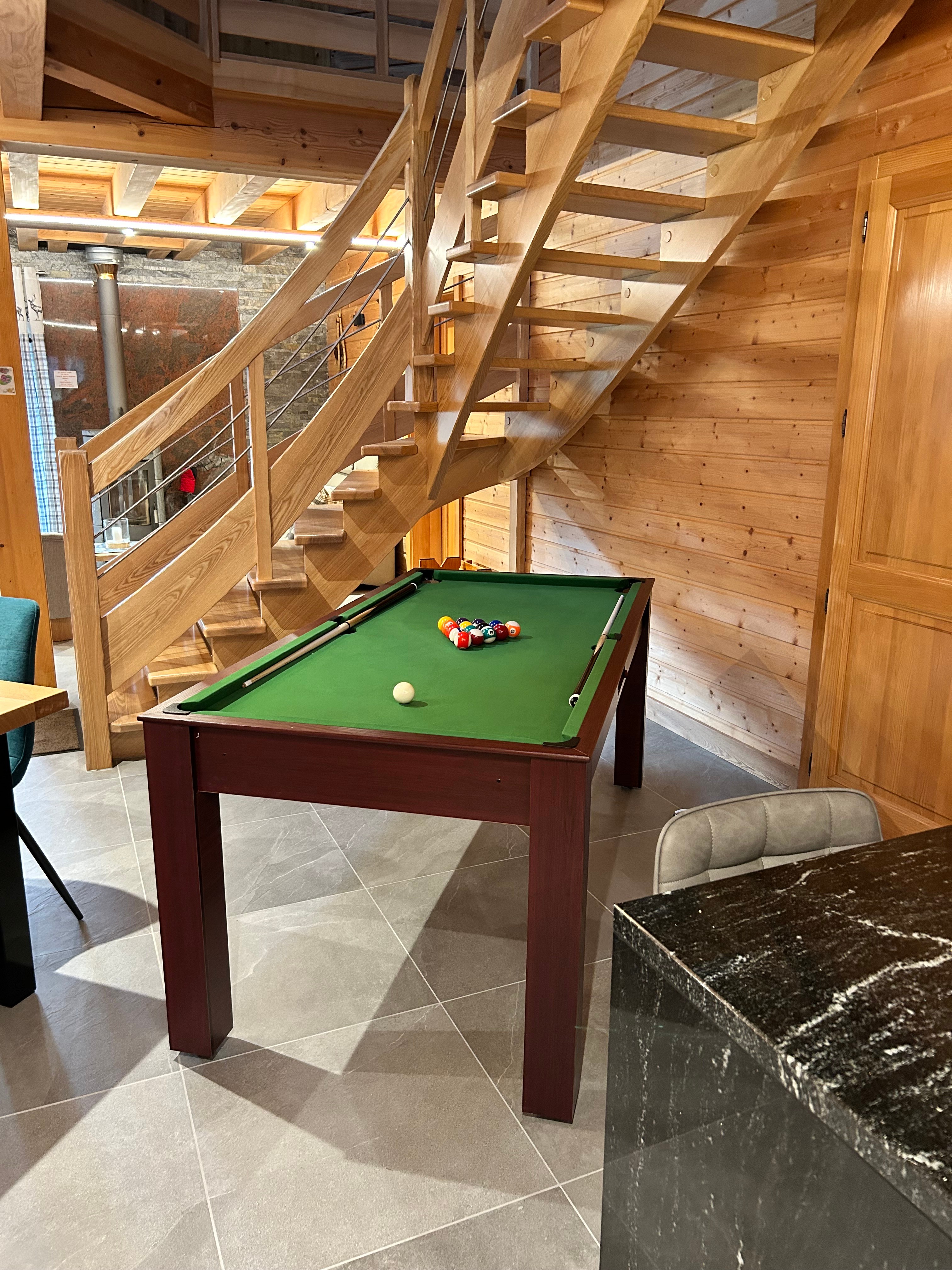 Table de billard - Chalet Heidi à Ventron