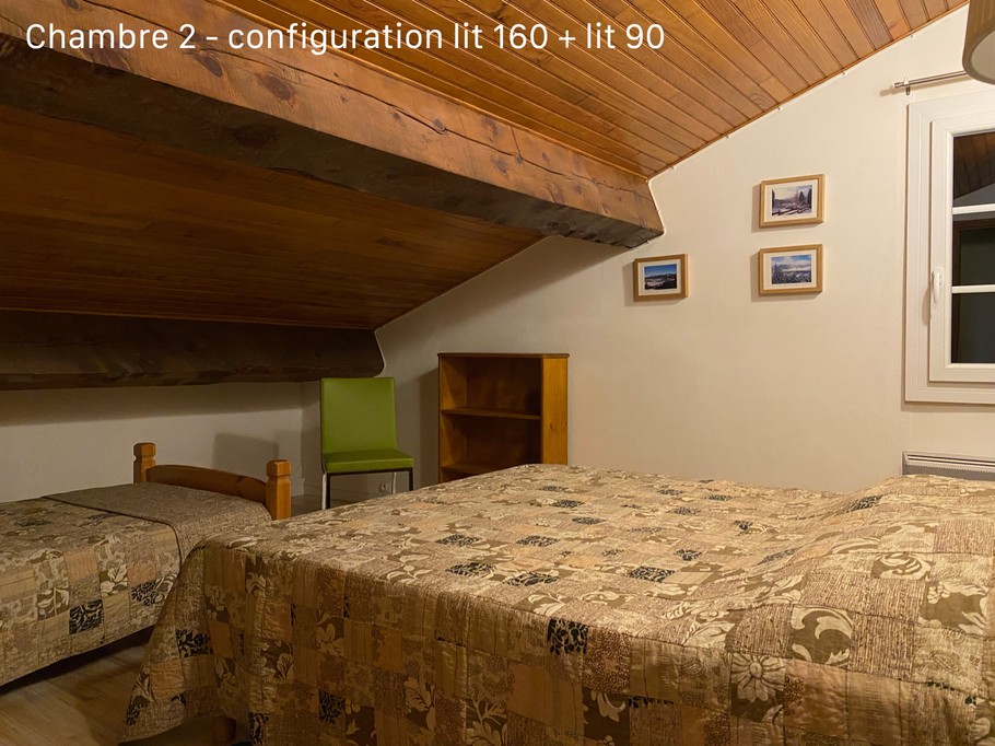 2e étage - ch 2 - 1 lit 160 + 1 lit 90