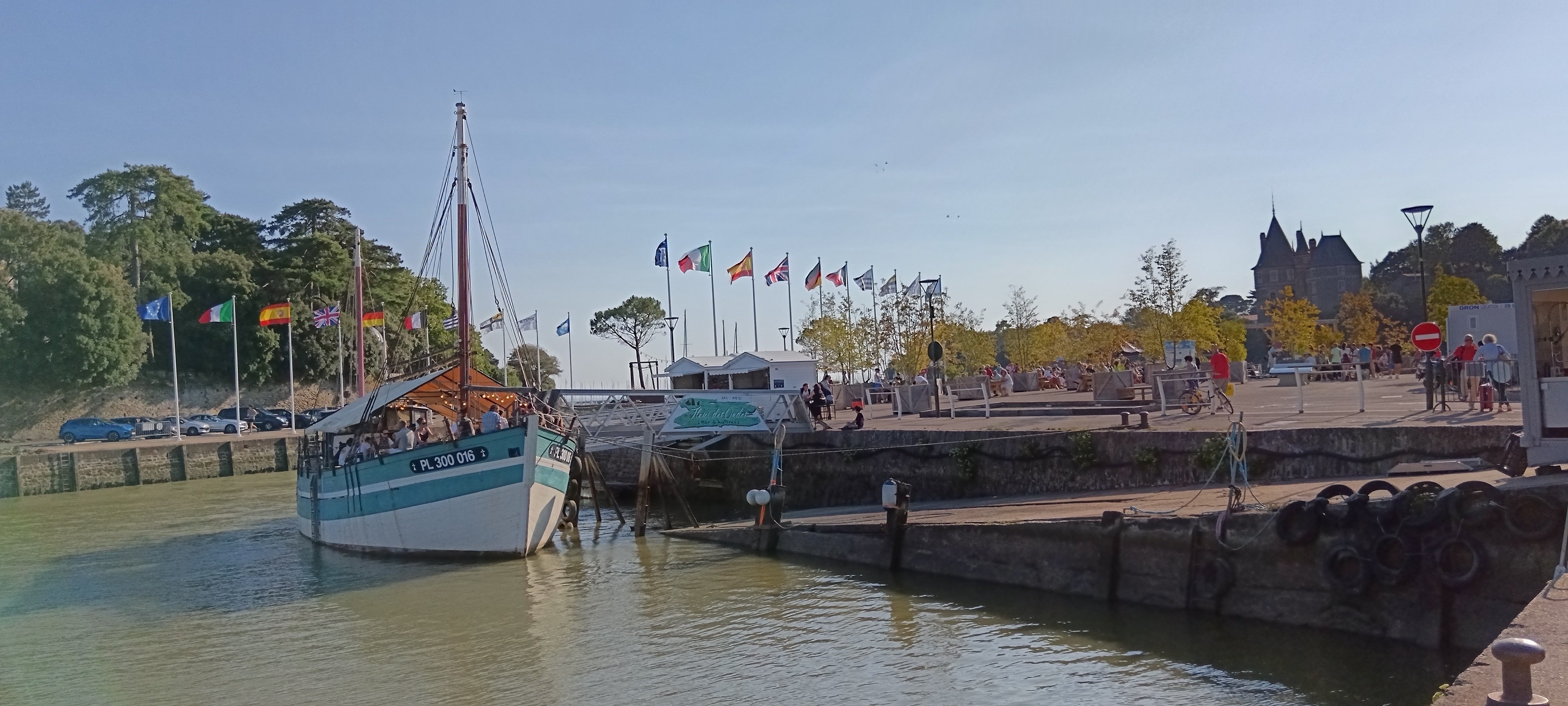 Bar à huitres sur le vieux port