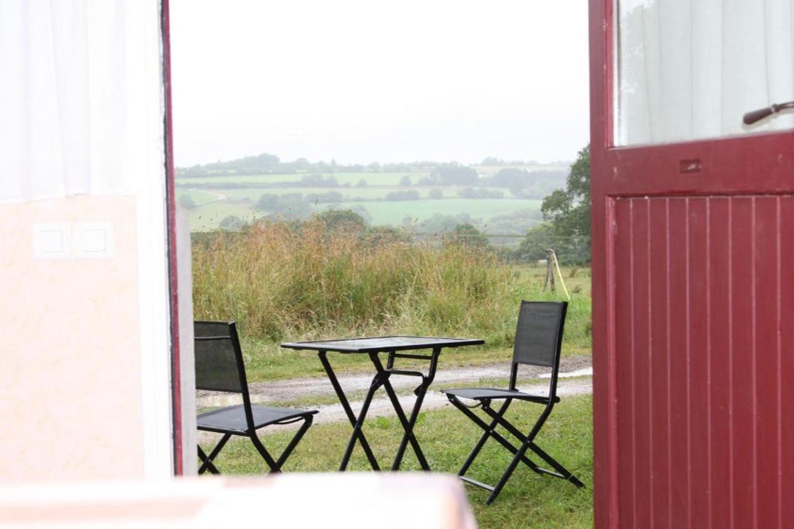 Terrasse donnant sur la vallée