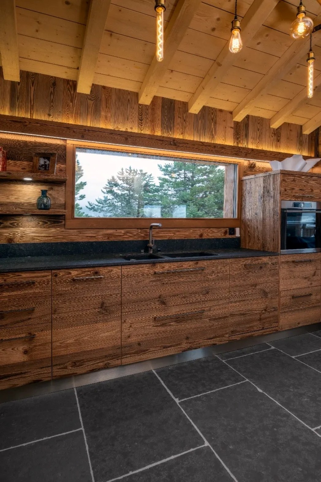 Cuisine - Chalet du Paradis Blanc, à La Bresse avec sauna & spa privé jusqu'à 10 couchages