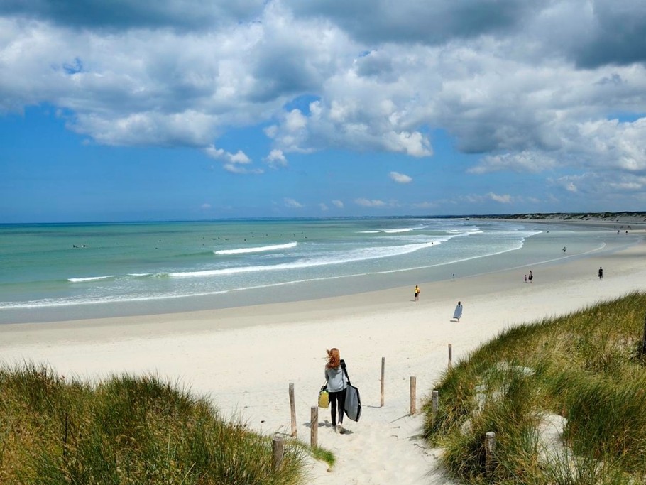 Plage de la torche à plomeur