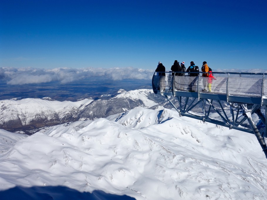 Le Ponton du Pic du Midi à 2876m, un grand moment, émotions assurées!!