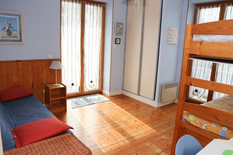 Terrasse des mouettes, location, appartement, Pléneuf Val André, Mme Bidan Claudine, chambre