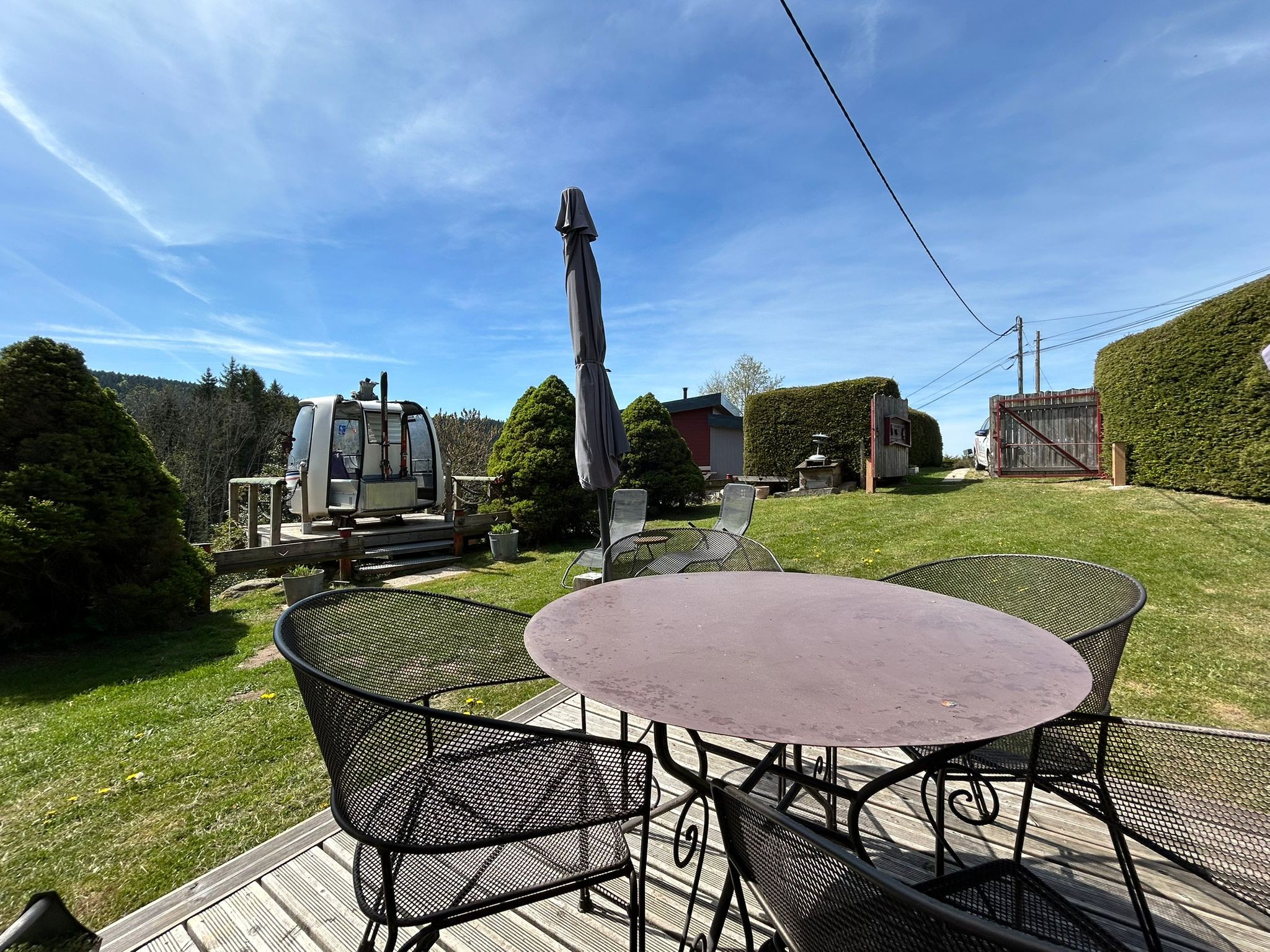 Garden - Apartment "Chalet Le Village" in the heart of nature