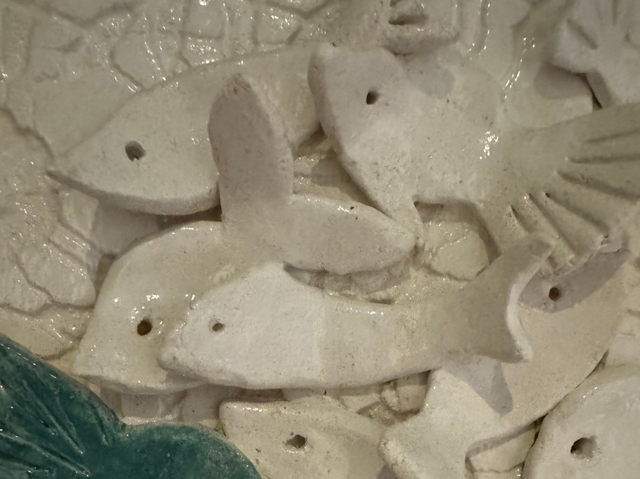 Détail, les céramiques de Béné