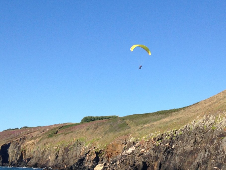 Parapente, site à soaring Trefeuntec NO