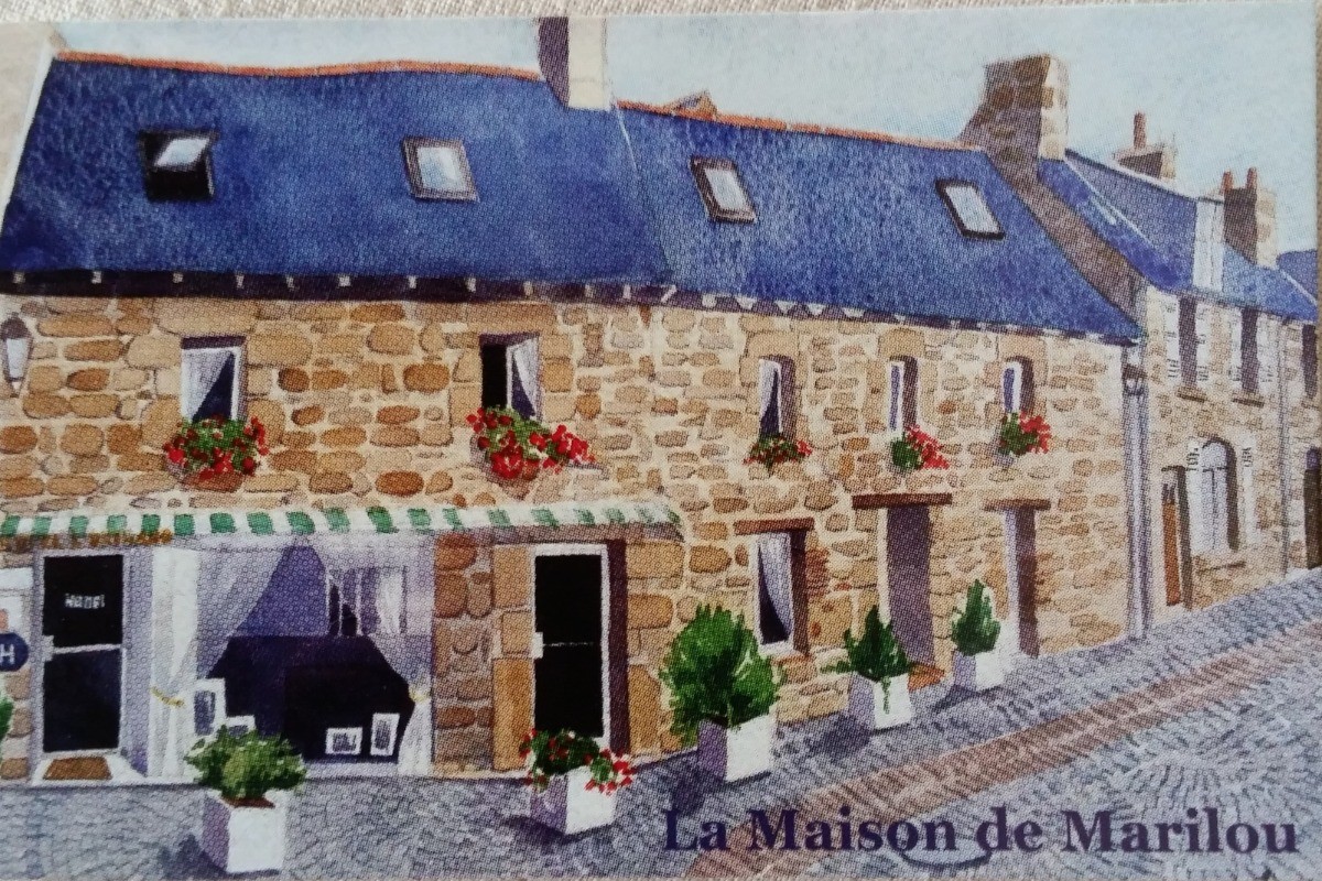 location Île MAudez dans l'ancien hotel Particulier de Marilou dans le coeur de Paimpol (Côtes d'Armor) - Clévacances, location centre ville de Paimpol, Puglisi, Maison de Marilou, île Maudez