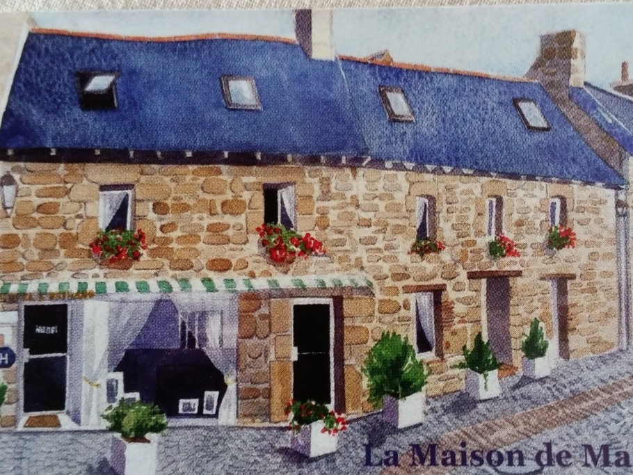 location Île MAudez dans l'ancien hotel Particulier de Marilou dans le coeur de Paimpol (Côtes d'Armor) - Clévacances, location centre ville de Paimpol, Puglisi, Maison de Marilou, île Maudez