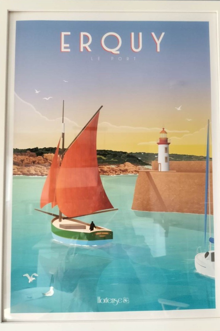 BEL APPARTEMENT ERQUY POUR 2/3 PERSONNES - COTES D'ARMOR - BRETAGNE - déco