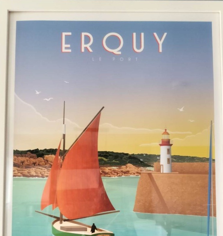 BEL APPARTEMENT ERQUY POUR 2/3 PERSONNES - COTES D'ARMOR - BRETAGNE - déco