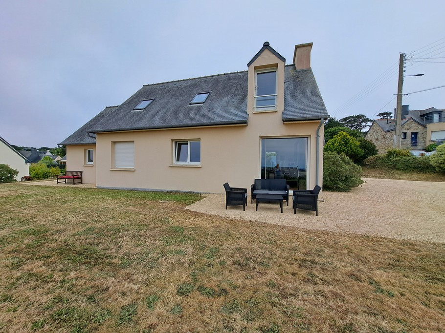 Maison façade Nord vue mer