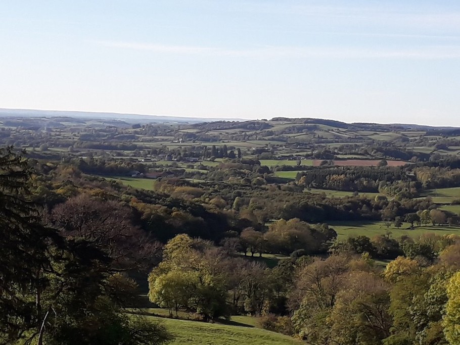 Gîte Morvan - Vue de la terrasse