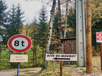 panneau direction du gîte